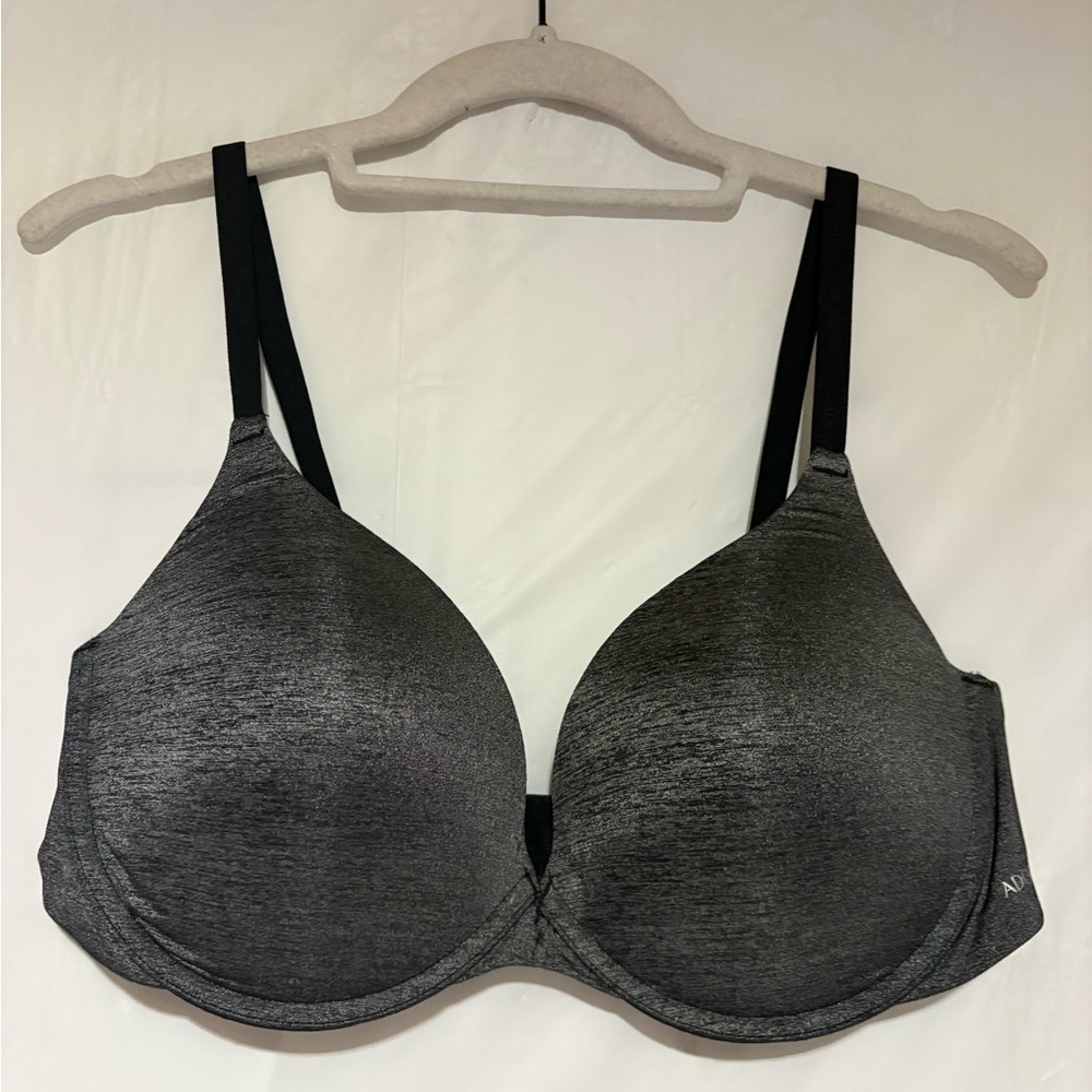 Adore Me Heathered Charcoal Gray T-Shirt Bra